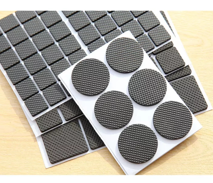 OEM 10 Piece Eva Felt Rug Round Self Adhesive Anti Slip Furniture Leg Pad - Black - Zoom Image 4