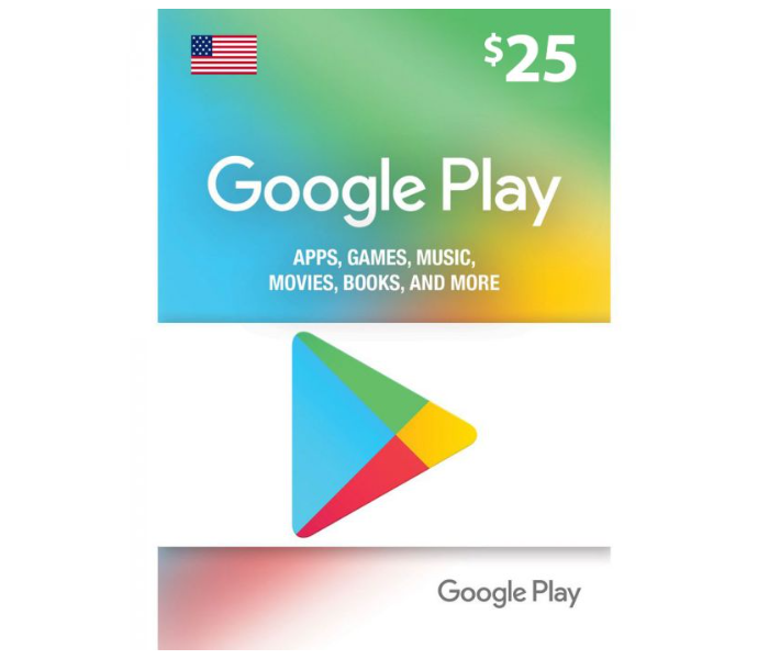 Google Play US 25$ Gift Card - Zoom Image