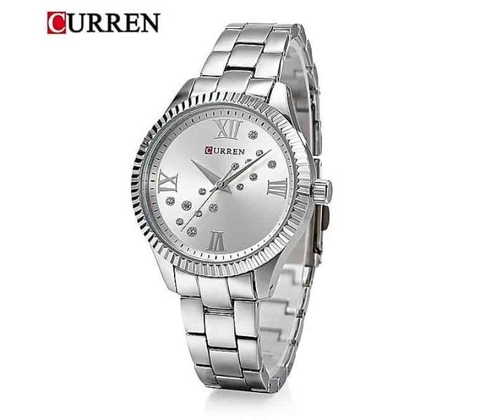 Curren 9009 Analog Metal Dress Watch For Women - Zoom Image