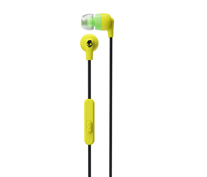 Skullcandy InkdPlus Wired Headphone with Mic - Yellow - Zoom Image 1