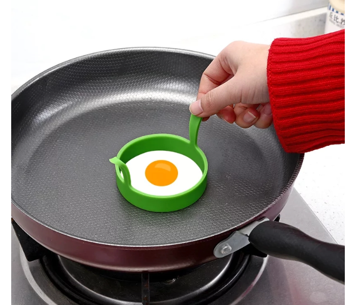 OEM Creative Round Silicone Breakfast Fried Egg Moulds - Zoom Image 4