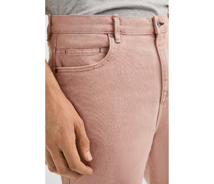 Springfield 039578170 Size 34 5 Pocket Cotton Trouser for Men - Pink - Zoom Image 3