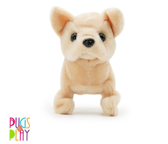 Pugs At Play ST-PAP01 Chilli Dog Toy for Kids - Light Brown - Zoom Image 1