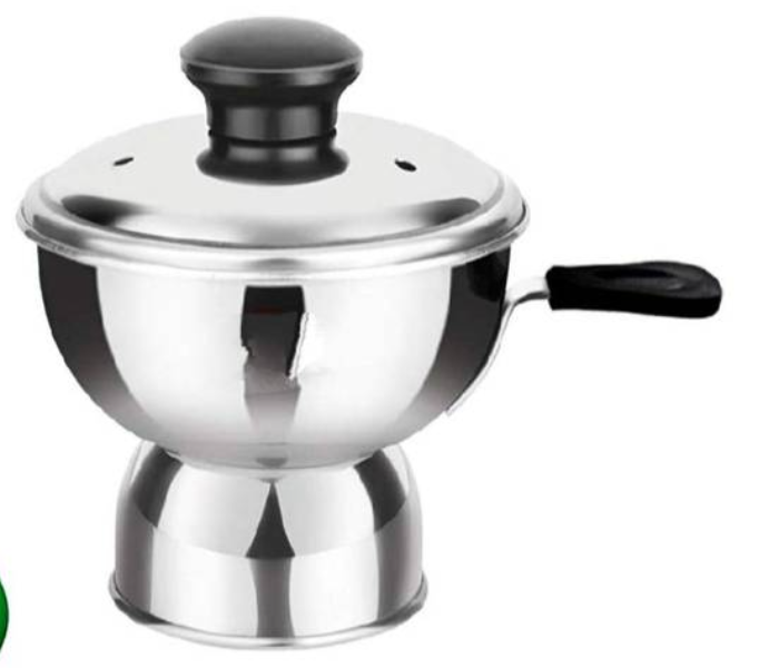 Delcasa DC2065 Stainless Steel Chiratta Puttu Maker - Silver - Zoom Image 2