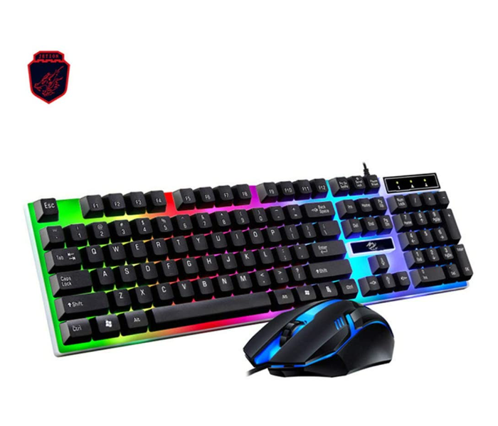 Redmo RM200 Gaming Keyboard and Mouse Combo RGB - Zoom Image 1