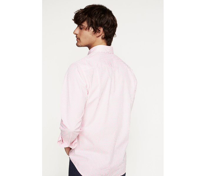 Springfield 151341975 Small Long Sleeve Stipped Business Shirt for Men - Lilac - Zoom Image 4