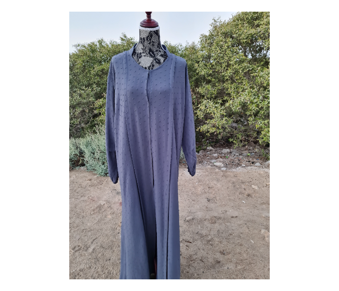 Casting Pearls ILHAM Medium Formal Wears Classy Abaya - Navy Blue - Zoom Image 6