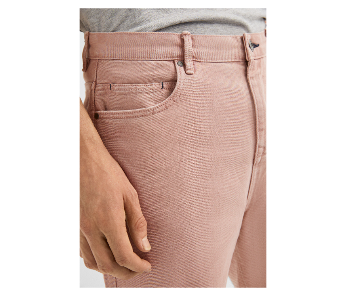 Springfield 039578170 Size 32 5 Pocket Cotton Trouser for Men - Pink - Zoom Image 3