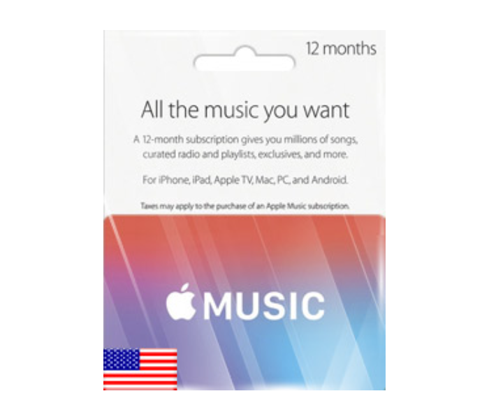 Apple Music 12 Months Membership US - Zoom Image