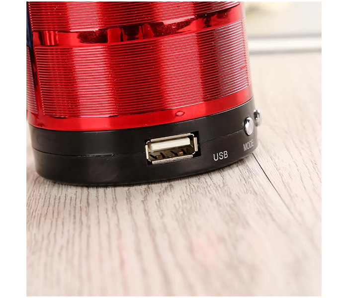 SP 43 Mini Portable Bluetooth Speaker - Red - Zoom Image 3