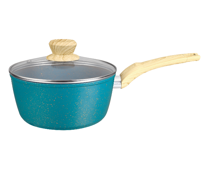 Insiya SV27 11 Piece Premium Granite Coated Aluminium Cookware Set - Dark Teal - Zoom Image 3