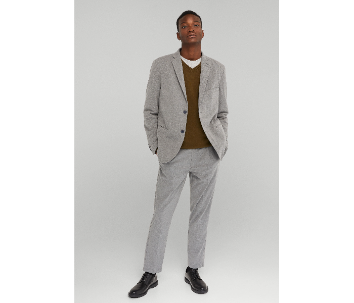 Springfield 490515645 XXL Plain Business Jacket for Men - Light Grey - Zoom Image 1