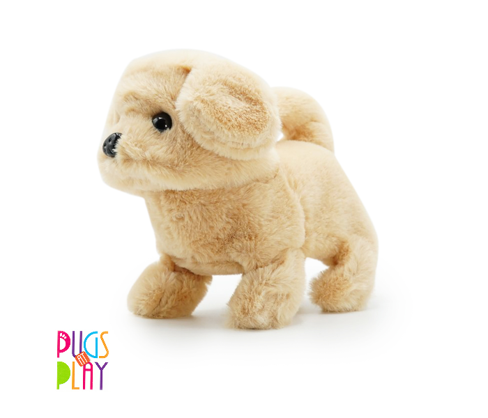 Pugs At Play ST-PAP05 Goldie Dog Toy for Kids - Beige - Zoom Image 2