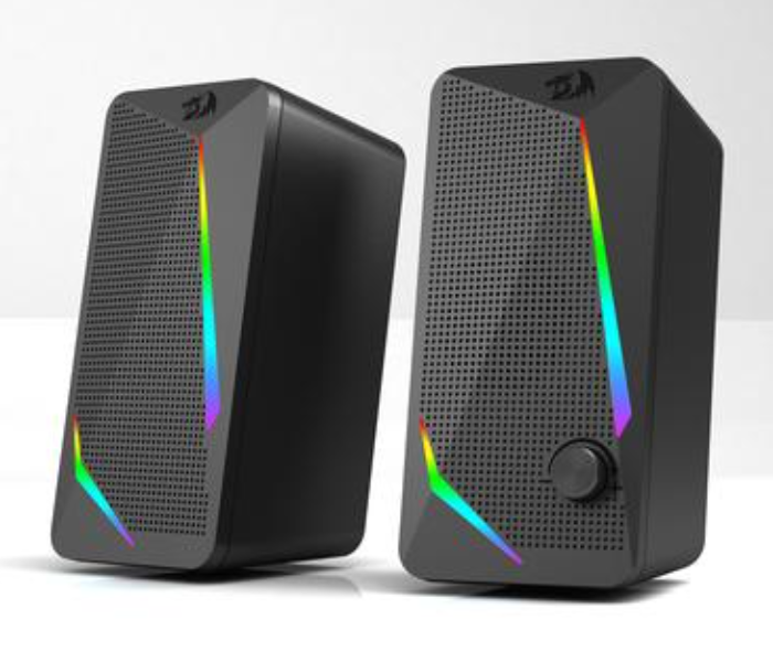 Redragon Waltz GS510 RGB Desktop Gaming Speaker with LED Backlight - Black - Zoom Image 1