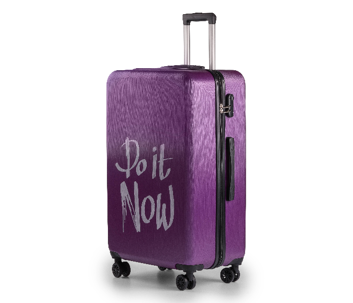 Kenza SV349 28 Inch Brick Hardside Expandable Luggage Bag with Built-In TSA Lock and Spinner Wheels - Purple - Zoom Image 4