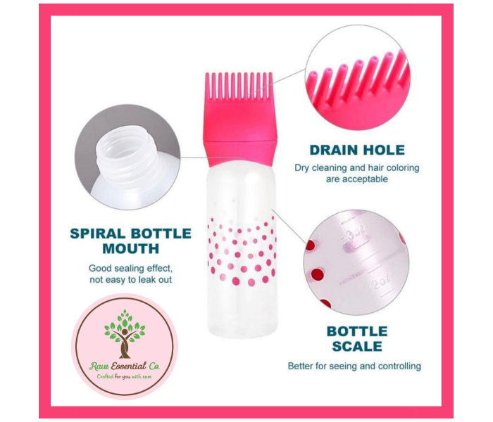 Raw Essential Co 100ml Hair Oil Applicator Bottle - Zoom Image 4