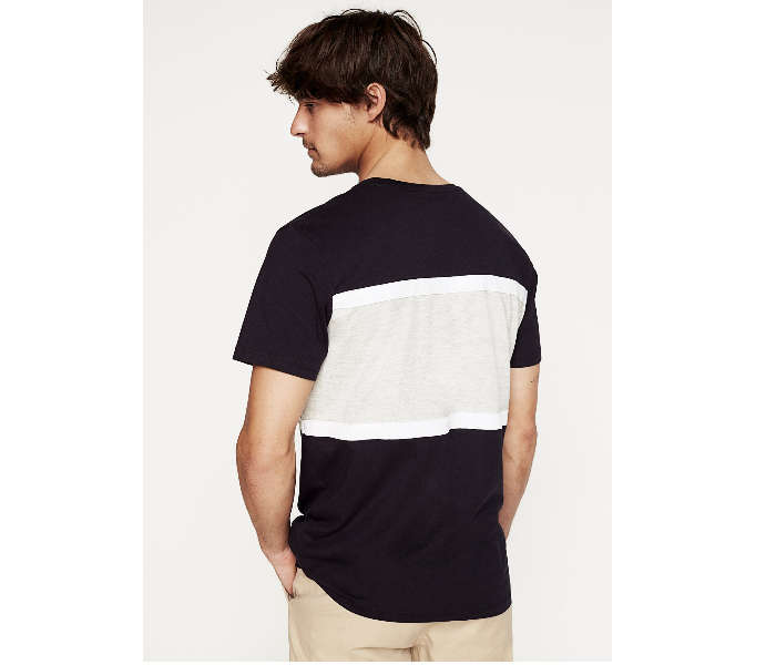 Springfield 328320810 XS Knitted T-Shirt for Men - Navy - Zoom Image 3