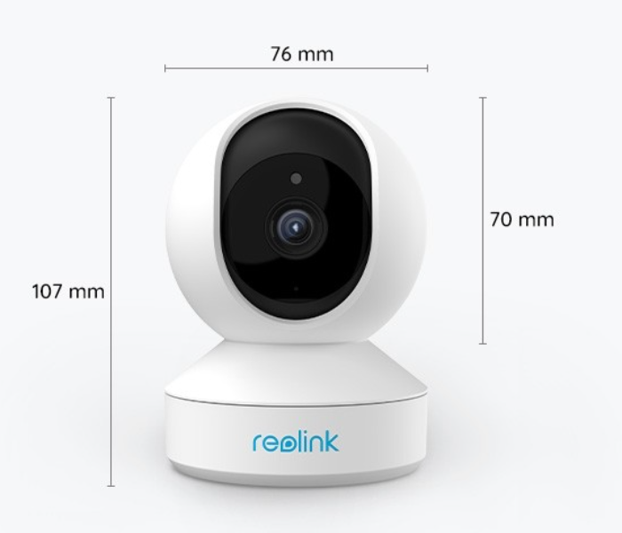 ReoLink 5180011 E1 3MP Surveillance Camera with Nightvision - White - Zoom Image 3