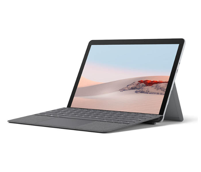 Microsoft Surface Go2 1GF 00005 Intel Core M3 Processor 8GB RAM 128GB Intel HD Graphics 615 Windows 10 Pro - Platinum - Zoom Image 1