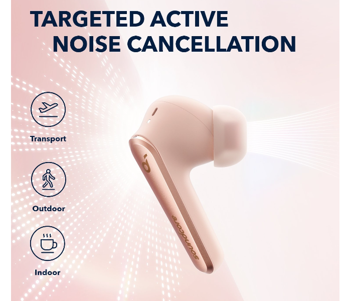 Anker Soundcore Liberty Air 2 Pro True Wireless Earbuds with Active Noise Cancelling - Pink - Zoom Image 3