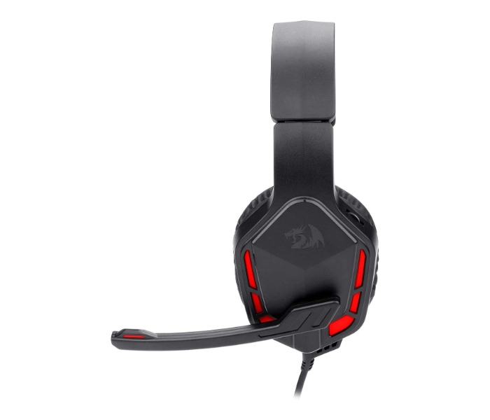 Redragon H220 Themis Noise Cancelling Wired Gaming Headset with Stereo Surround-Sound and Mic - Black and Red - Zoom Image 3