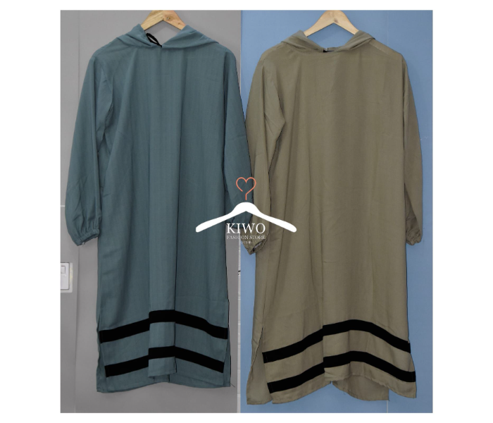 Kiwo KIWO97 XXL Full Sleeve Hoodie for Women - Mint - Zoom Image