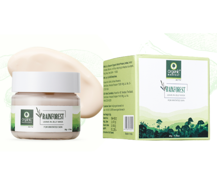 Organic Harvest 50gm Rain Forest Jelly Mask for Irritated Skin - Zoom Image 1