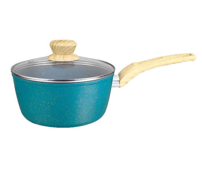 Insiya SV23 8 Piece Premium Granite Coated Aluminium Cookware Set - Dark Teal - Zoom Image 3