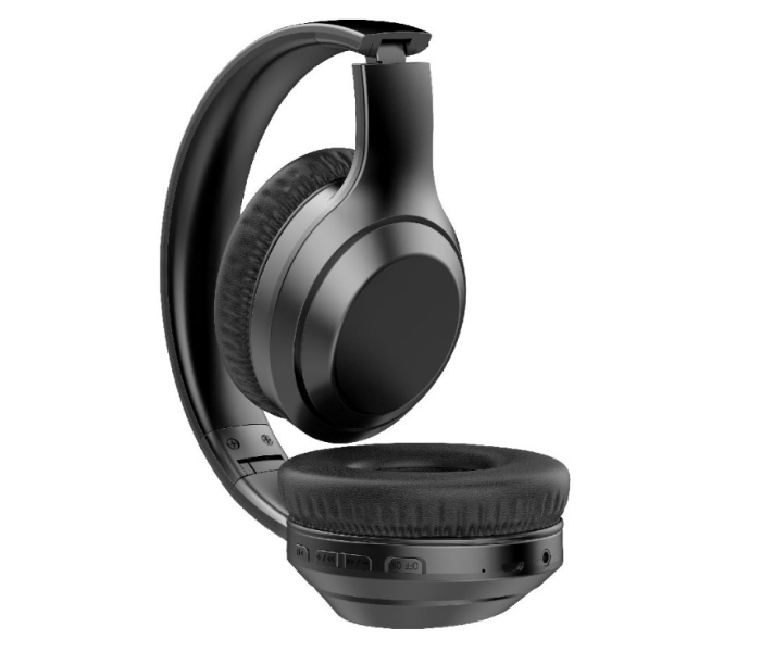 Trands VT-H745 Wireless Headphone with Active Noise Control - Black - Zoom Image 3