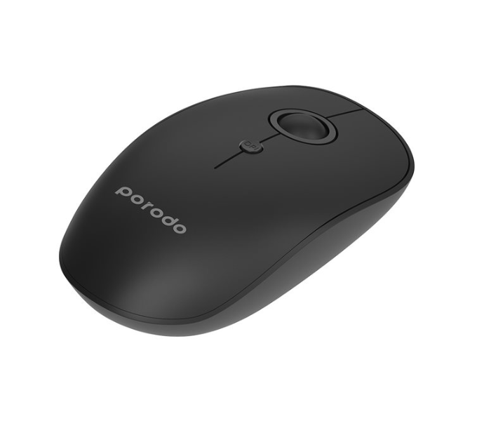 Porodo PD-WM24BT-BK 2 in 1 Wireless Bluetooth Mouse - Black - Zoom Image 2