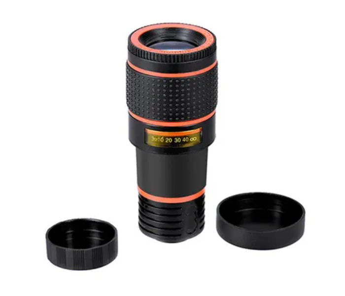 Generic 12 Universal Telephoto Camera Lens For Smart Phones - Black and Red - Zoom Image 6