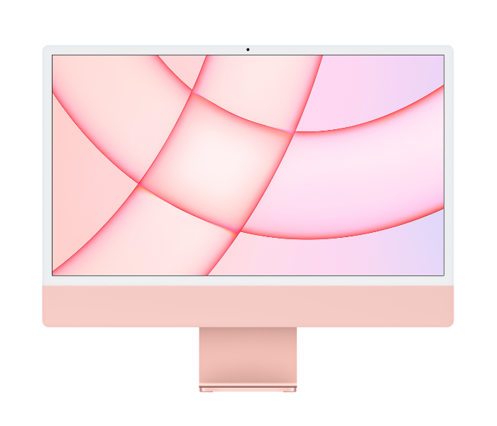 Apple iMac 24 Inch 2021 4.5K Retina display MGPN3 M1 Chip 8GB RAM 512GB Storage English - pink - Zoom Image 2