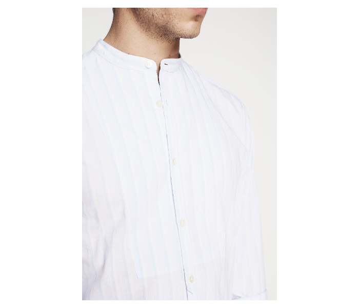 Springfield 094315018 Large Long Sleeve Casual Stripped Shirt for Men - White - Zoom Image 2