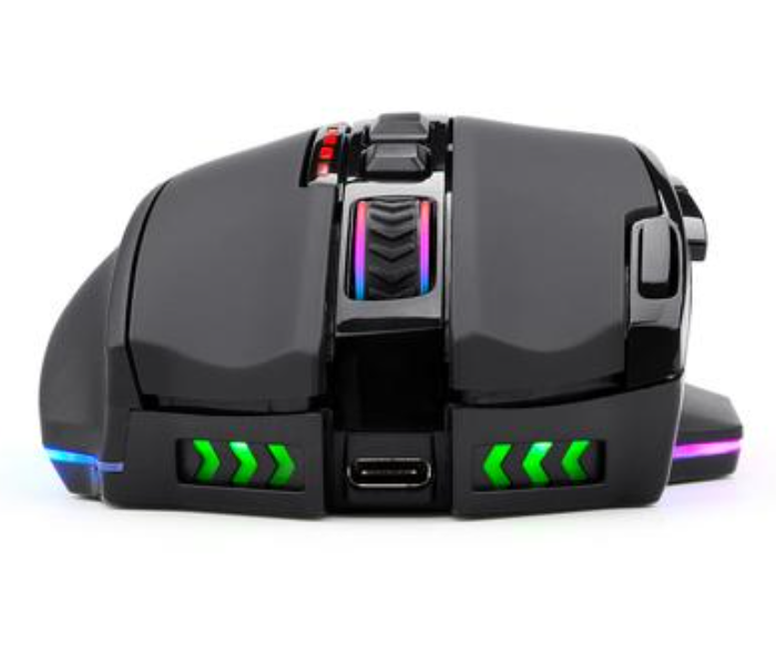 Redragon M801P-RGB Sniper Pro 2 in 1 RGB Wireless Gaming Mouse - Black - Zoom Image 2