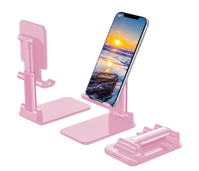 GTC 22000650 Foldable Mobile Holder Stand - Pink - Zoom Image 2