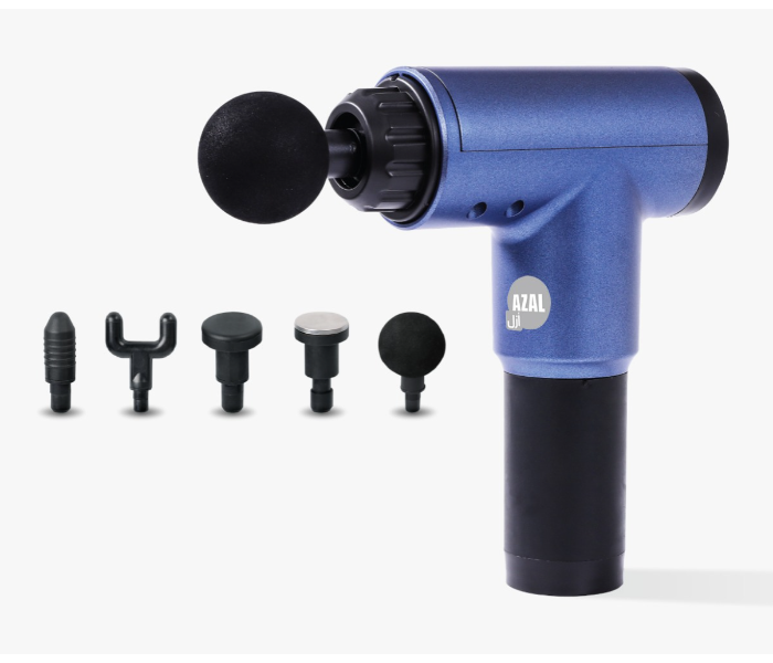 Azal AZBM-408 Body Gun Massager - Blue and Black - Zoom Image