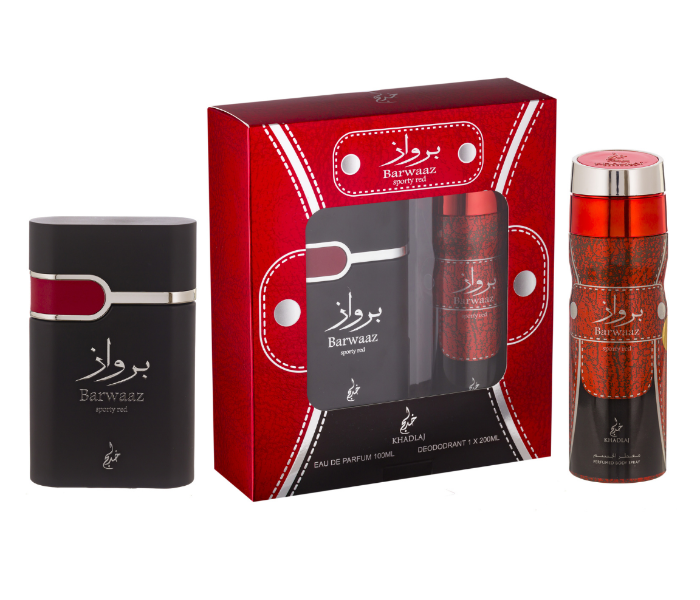 Khadlaj Giftset Barwaaz Red - Zoom Image