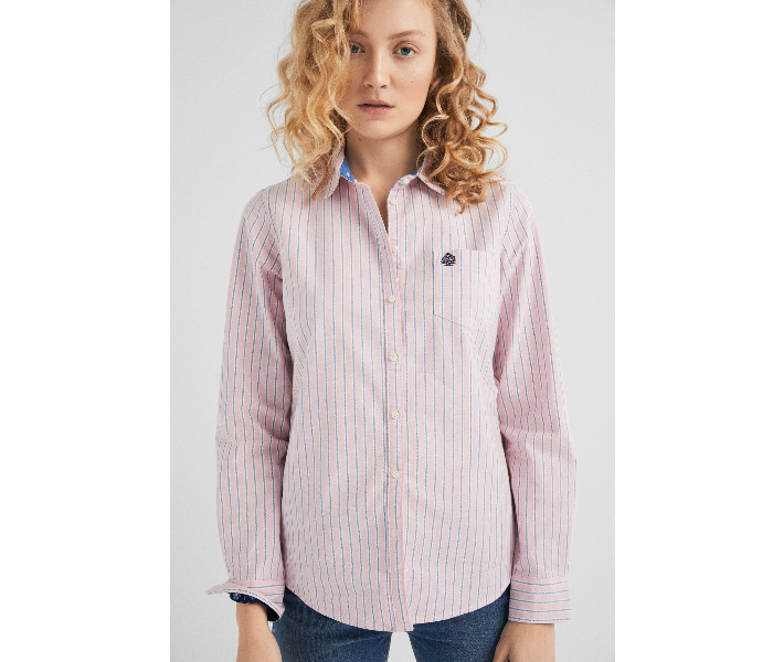 Springfield 679561772 Size 38 Long Sleeve Blouse for Women - Pink - Zoom Image 2