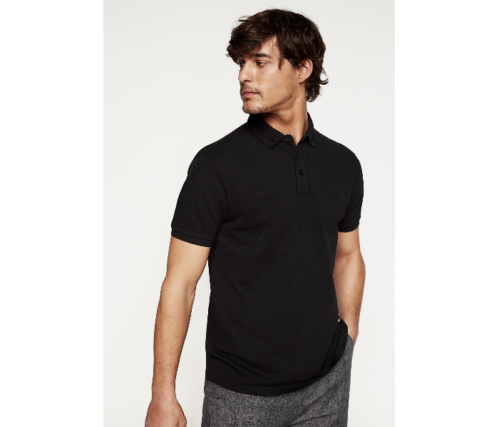 Springfield 146329201 XS Polo Shirt for Men - Black - Zoom Image 1