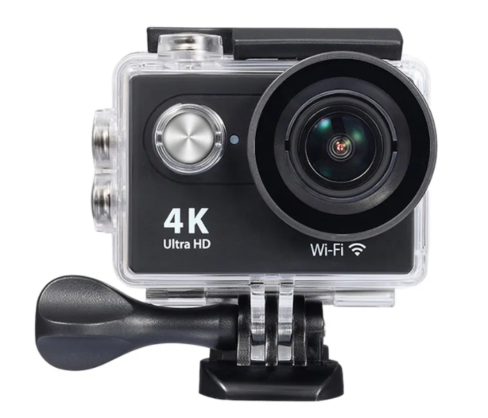 Generic H9 4K Ultra HD Wi-Fi 12MP Sports And Action Camera - Black - Zoom Image 1