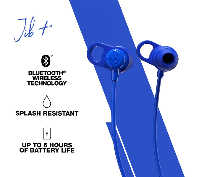 Skullcandy JibPlus Wireless Simplicity Earbuds - Blue - Zoom Image 3