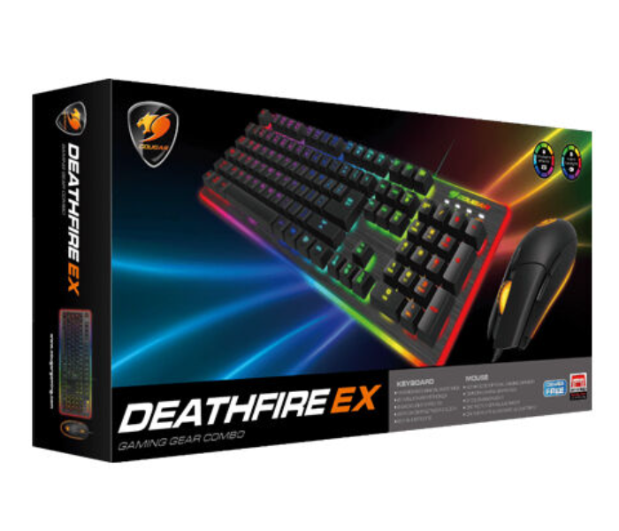 Cougar Deathfire EX Gaming RGB Keyboard And Mice Combo CG-DK-DEATHFIRE-BLK - Zoom Image 6