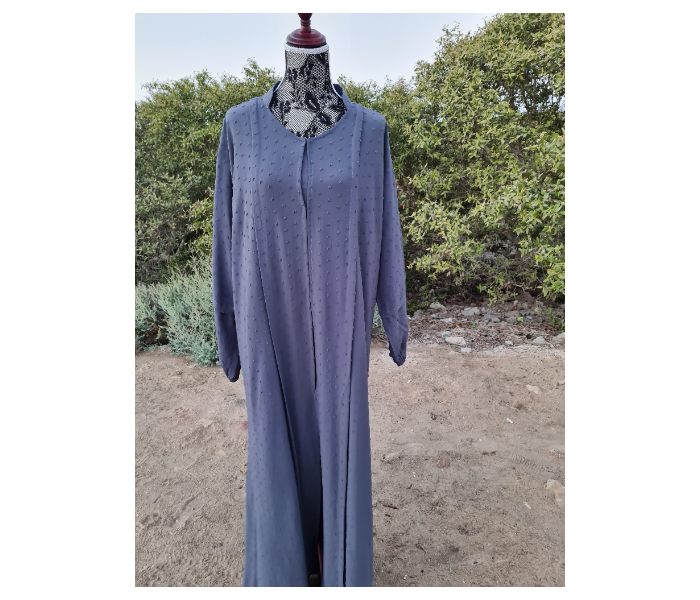 Casting Pearls ILHAM Small Formal Wears Classy Abaya - Navy Blue - Zoom Image 6