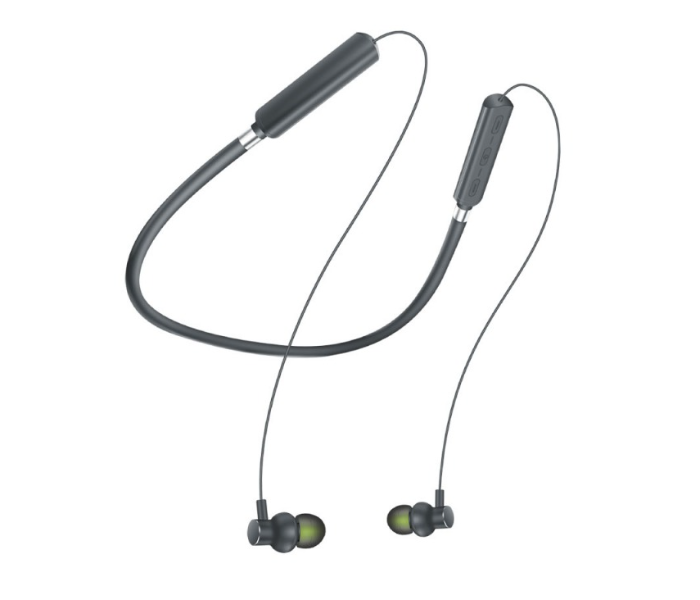 Iends IE-BT604 Neckband Wireless Earphone - Black - Zoom Image 2