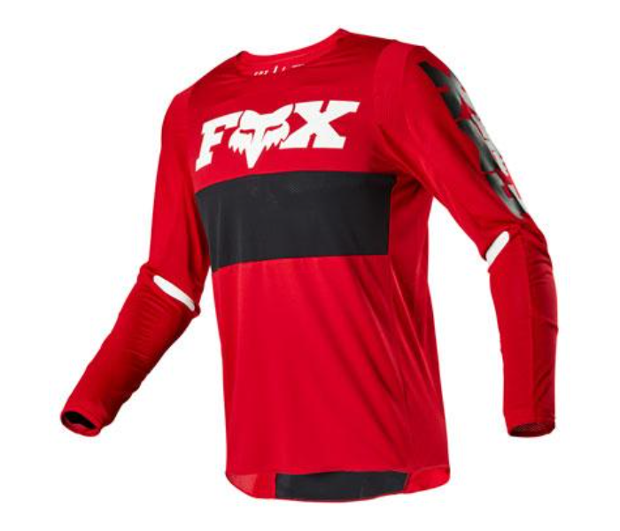 Fox Large Long Sleeve MTB Jersey - Red - Zoom Image