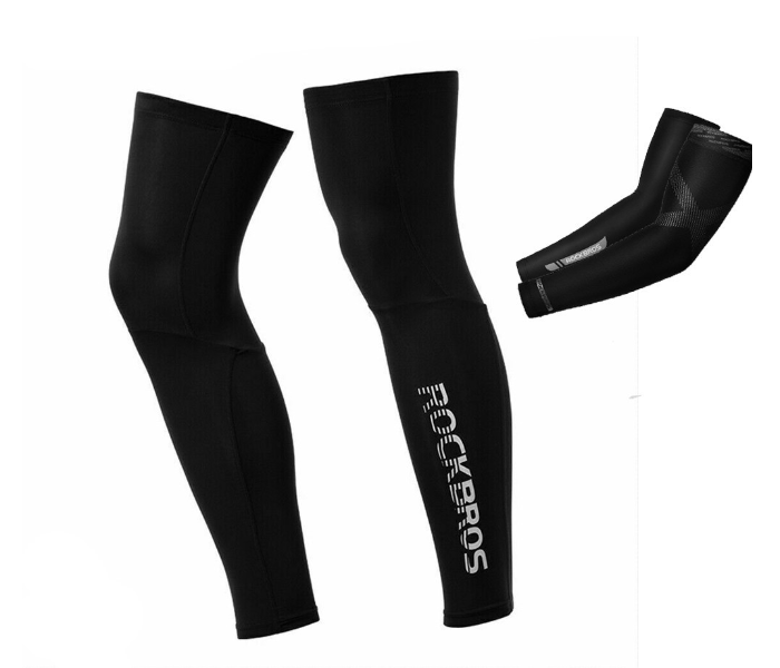 Rock Bros XL Anti UV Ray Arm and Leg Cover Set - Black - Zoom Image