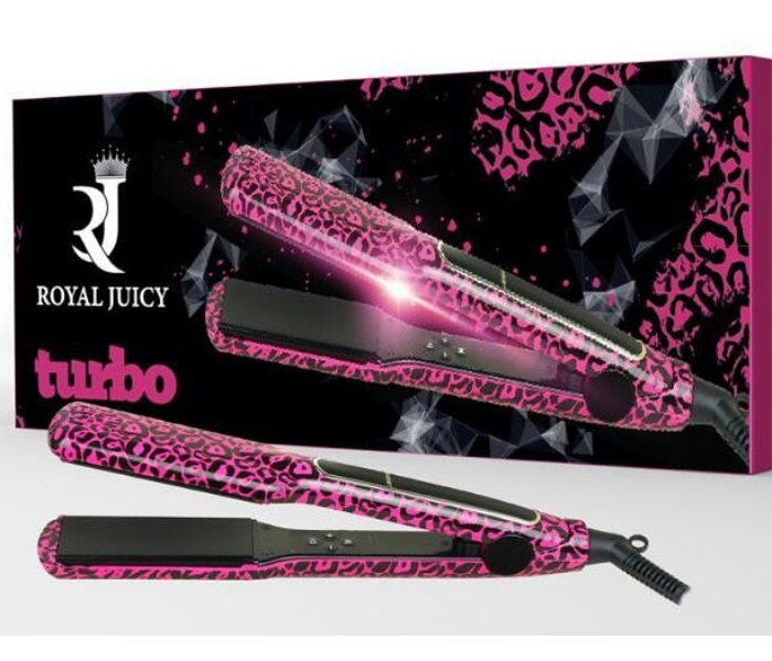 Royal Juicy RM-40F 65W Turbo Hair Straightener - Pink and Black - Zoom Image 3