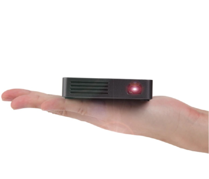 P8 Portable HD DLP LED Mini Projector - Black - Zoom Image 7