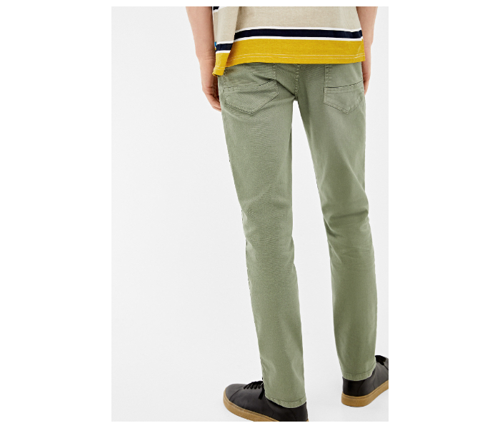 Springfield 039608721 Size 28 5 Pocket Cotton Trouser for Men - Green - Zoom Image 4