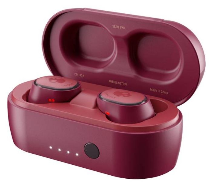 Skullcandy Sesh Evo True Wireless Earbuds - Deep Red - Zoom Image 5